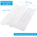 Silicone Ice Cube Tray 36 grids. Flexible ice cube tray