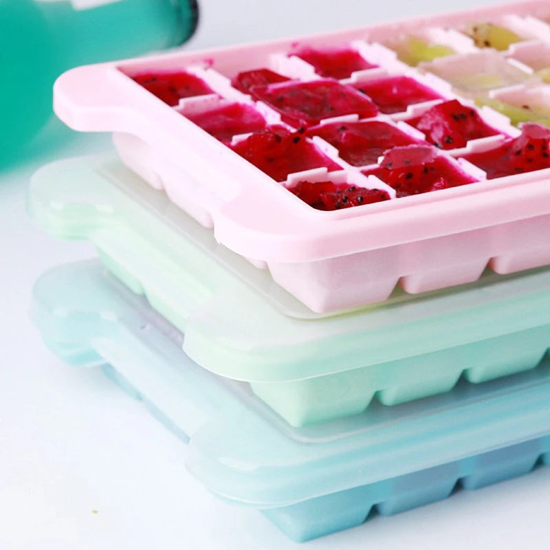 Silicone Ice Cube Tray 36 grids. Flexible ice cube tray