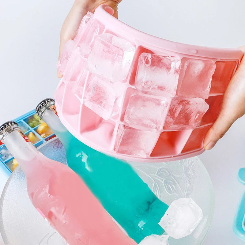 Silicone Ice Cube Tray 36 grids. Flexible ice cube tray