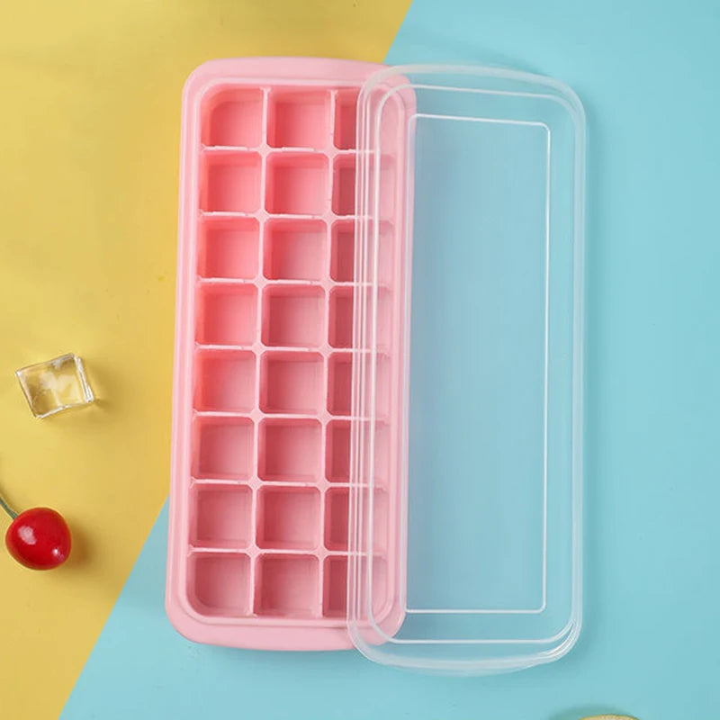 Silicone Ice Cube Tray 36 grids. Flexible ice cube tray