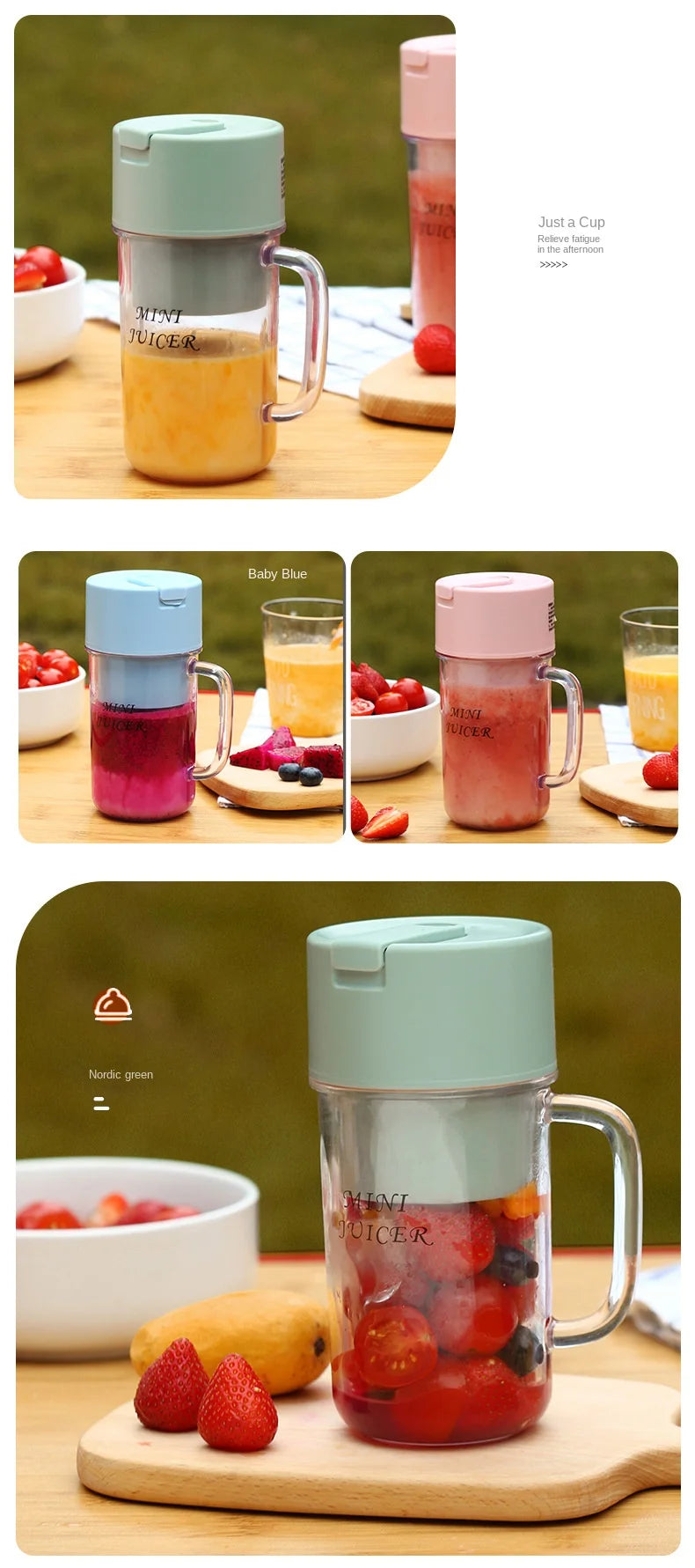 Personal Portable Juicer Blender