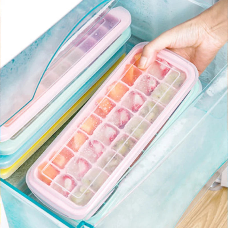 Silicone Ice Cube Tray 36 grids. Flexible ice cube tray