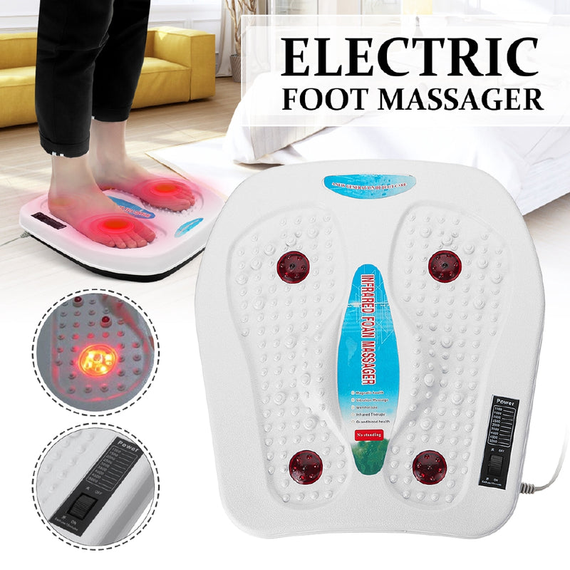 lectric Vibrator Infrared Relaxation Foot Massager Acupuncture Heat Therapy Relaxing Fatigue Kneading Massager Machine