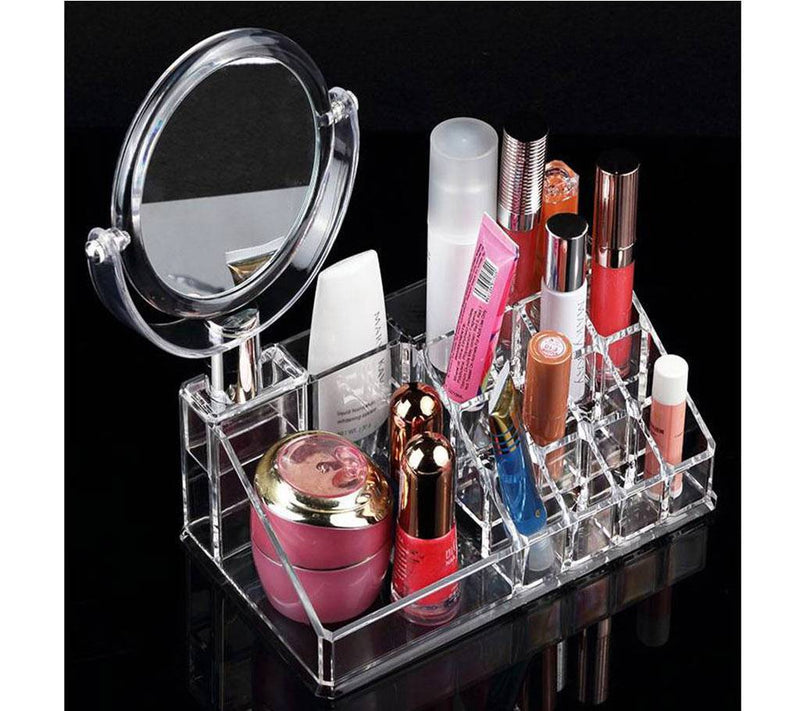 Sorbus Makeup Storage Case With Mirror