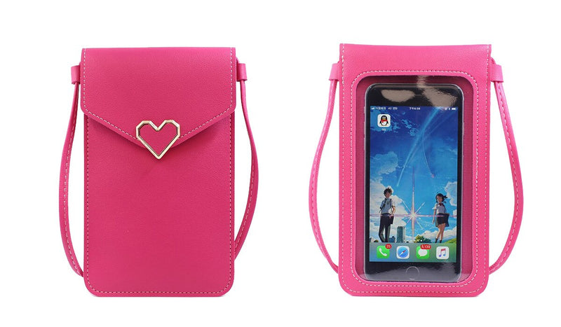 Universal Touch Screen Mobile Phone Bag For Samsung/iPhone/Huawei/HTC/LG Wallet Case Outdoor Shoulder Bags Cover Handbag Pouch