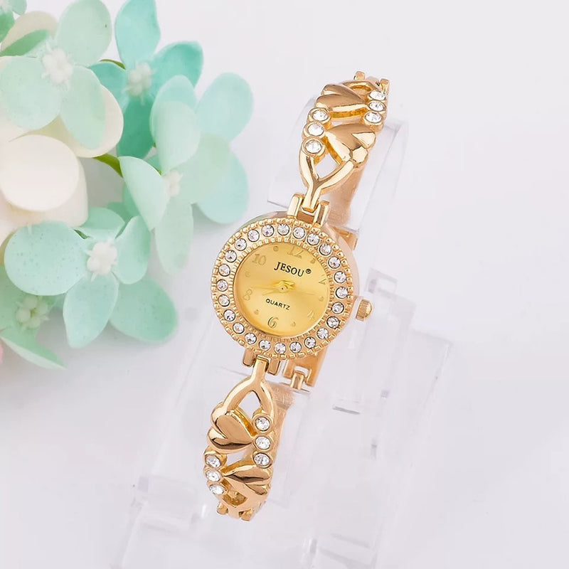 Women Bracelet and Watch Set