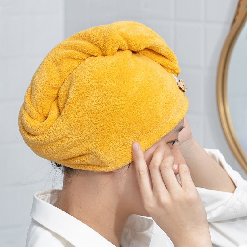 Women Hair Drying Hat