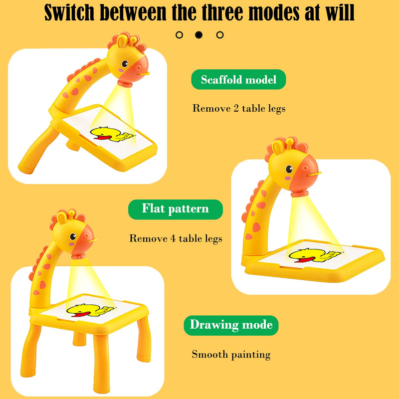 Led Drawing Projector Table - For Children