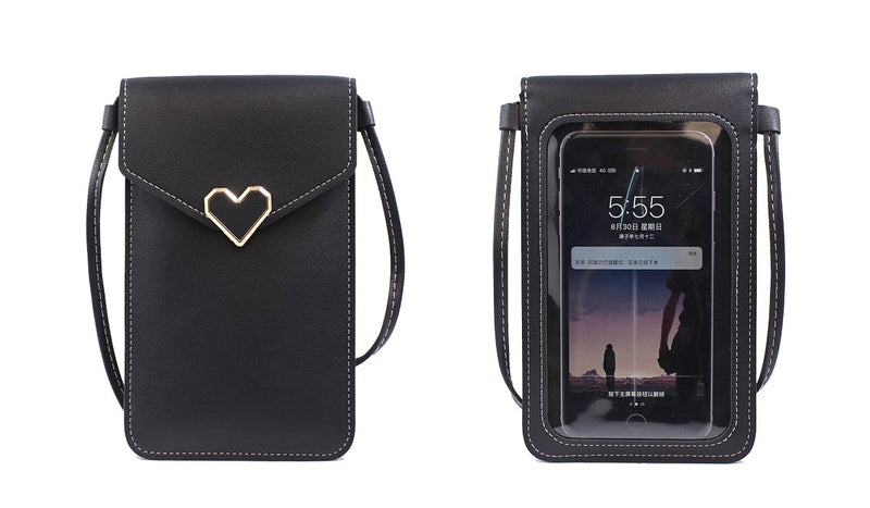 Universal Touch Screen Mobile Phone Bag For Samsung/iPhone/Huawei/HTC/LG Wallet Case Outdoor Shoulder Bags Cover Handbag Pouch