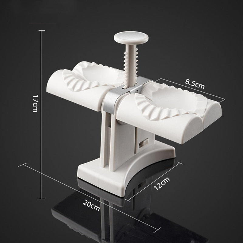 Double Head Automatic Dumpling Maker Machine