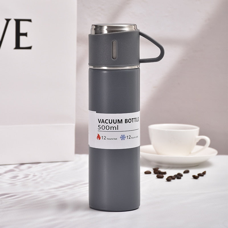 Vacuum Thermos Thermal Stainless Stee Flask Set 500 ml