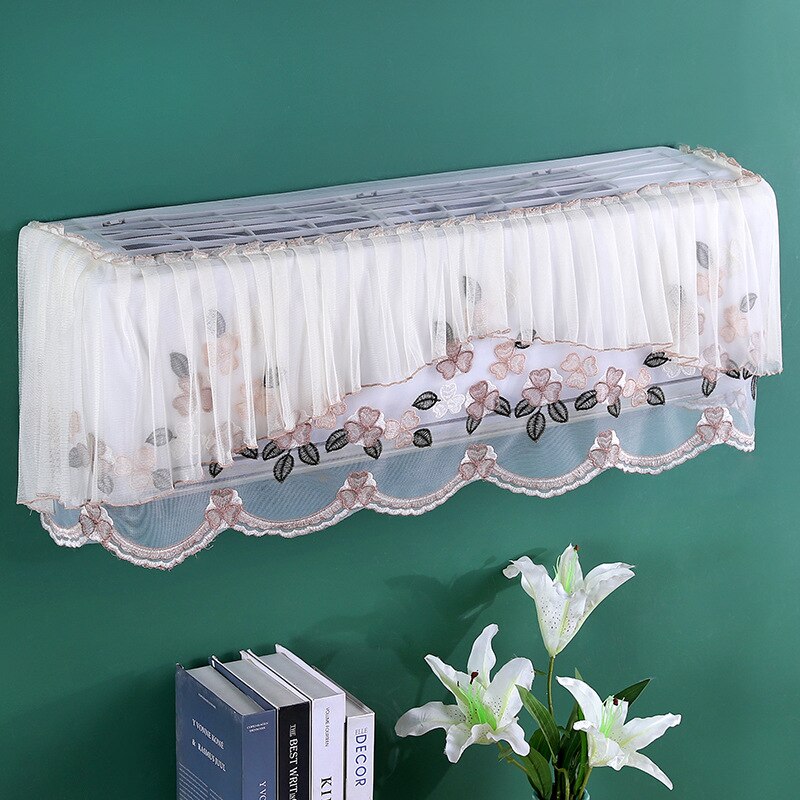 Floral Net Air Condion Cover