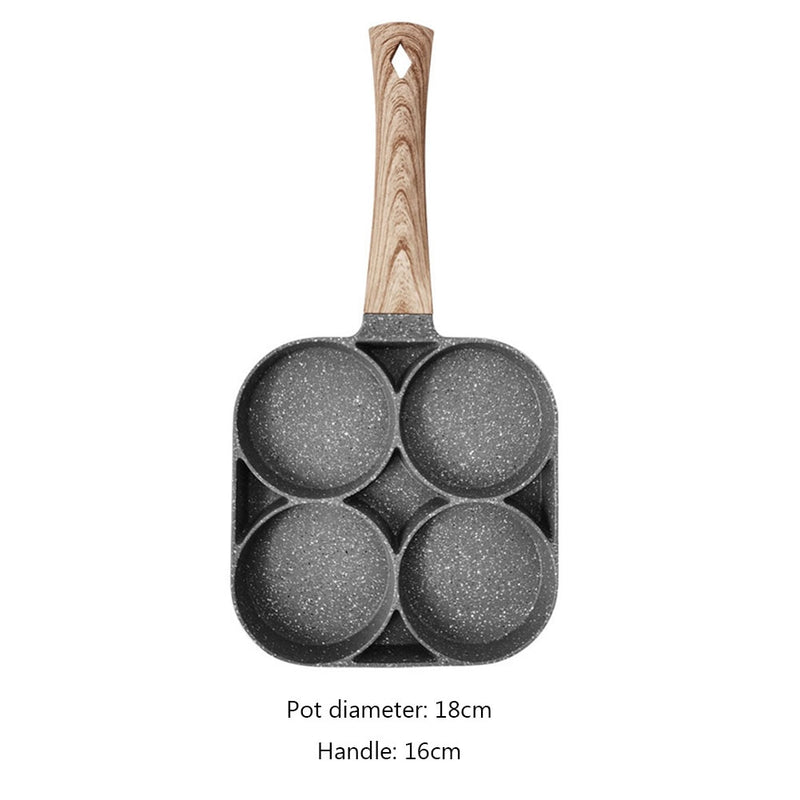 Egg Frying Pan Nonstick Pancake Pans 4-Cups cookware Pancake