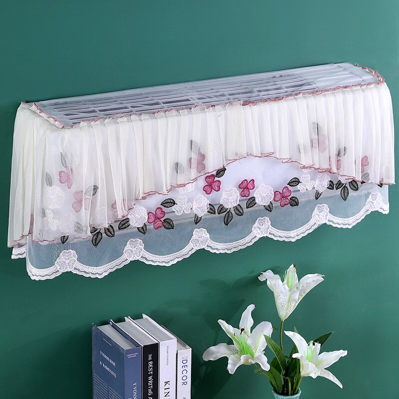 Floral Net Air Condion Cover