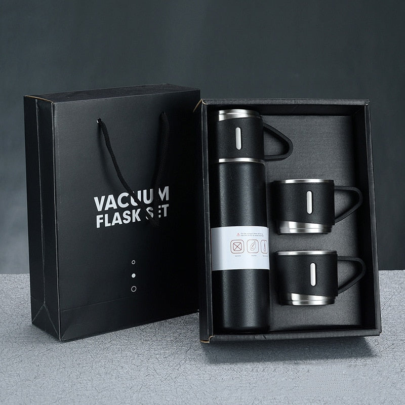 Vacuum Thermos Thermal Stainless Stee Flask Set 500 ml