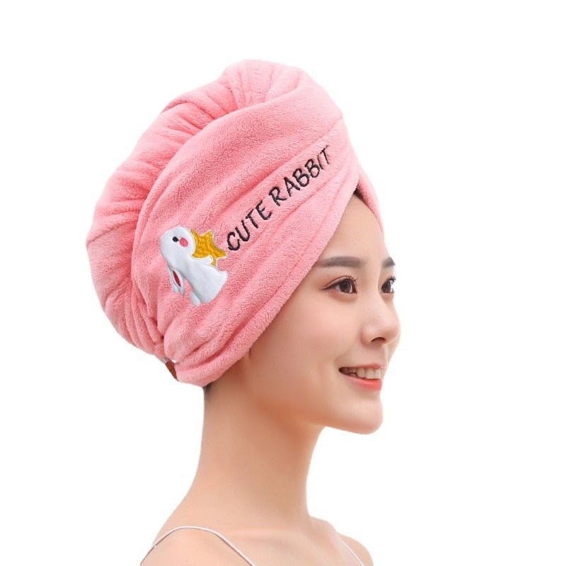 Women Microfiber Towel Hair Towel Bath Towels for Adults Home Terry Towels Bathroom  for Drying Hair