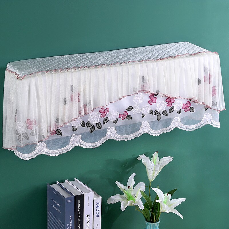 Floral Net Air Condion Cover