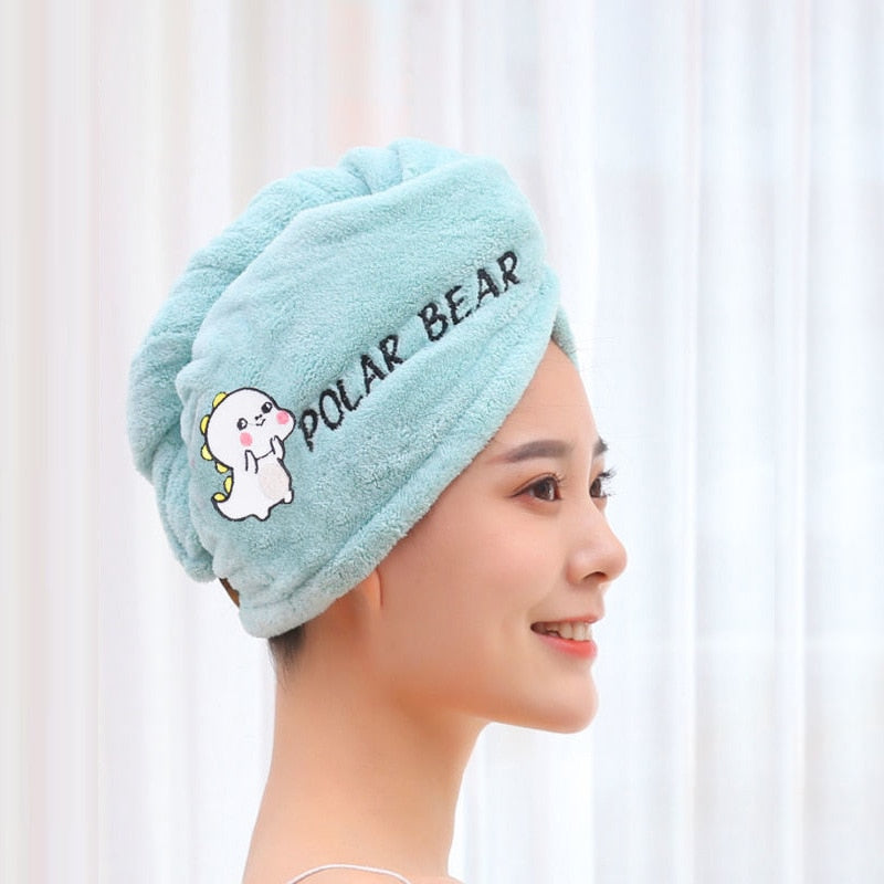 Women Microfiber Towel Hair Towel Bath Towels for Adults Home Terry Towels Bathroom  for Drying Hair