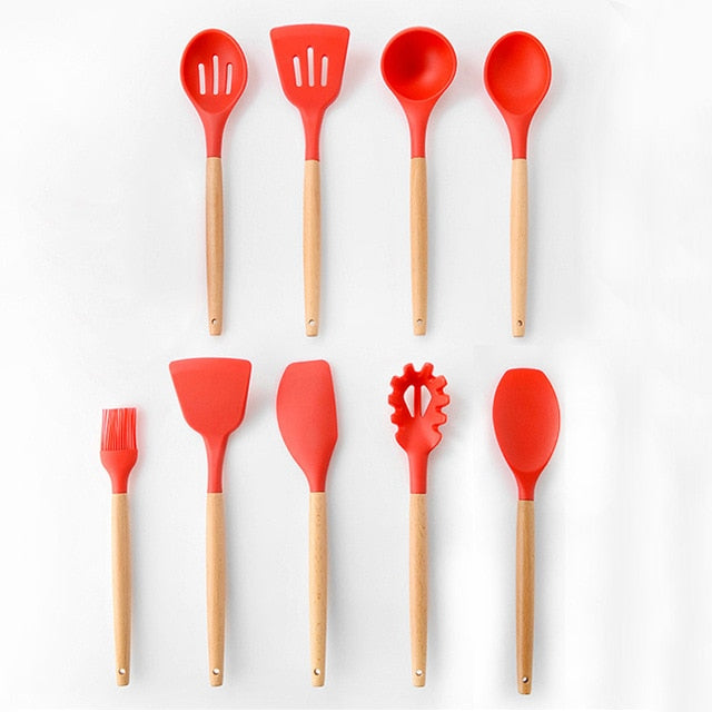 12 pieces spatula set with jar