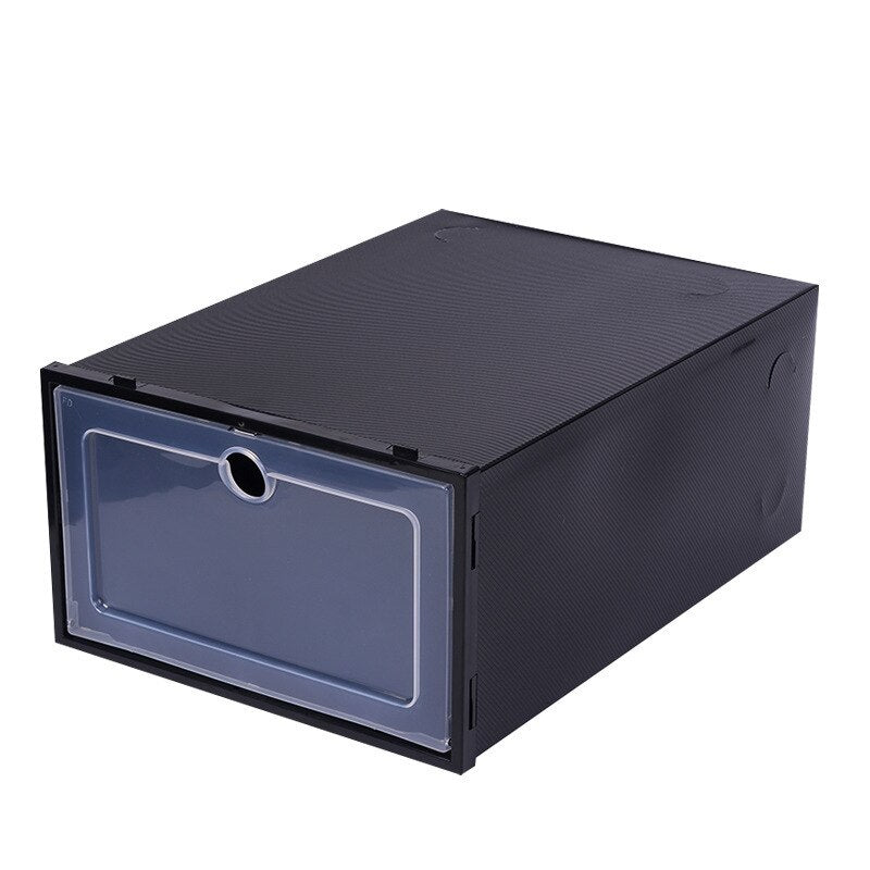 Flip shoe box storage box transparent shoe drawer storage artifact shoe cabinet