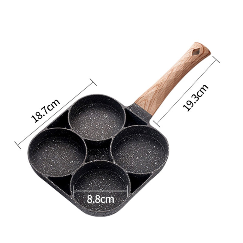 Egg Frying Pan Nonstick Pancake Pans 4-Cups cookware Pancake