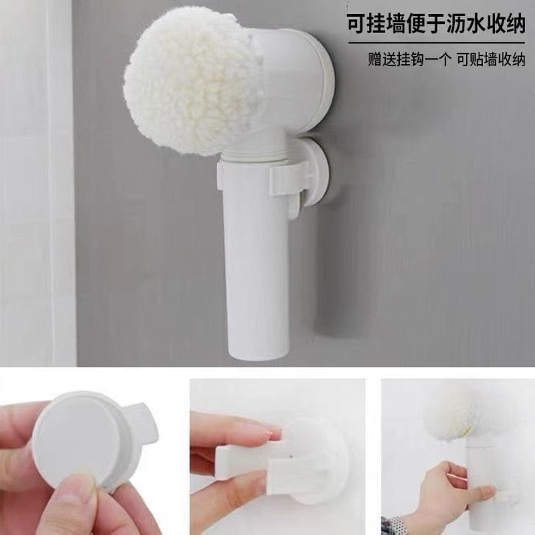 5-in-1 Handheld Bathtub Cleaning Tool Electric Brush