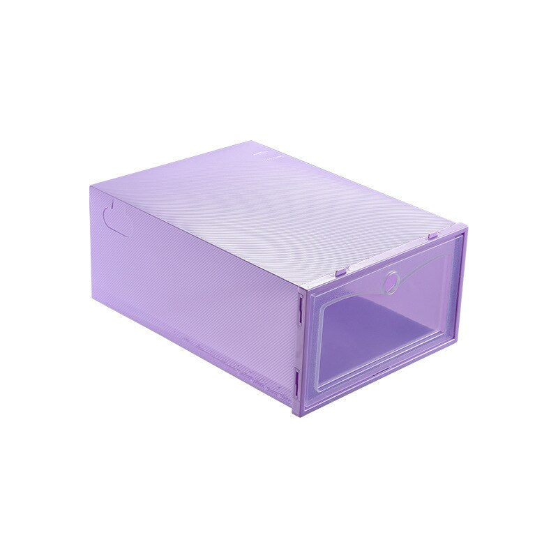 Flip shoe box storage box transparent shoe drawer storage artifact shoe cabinet