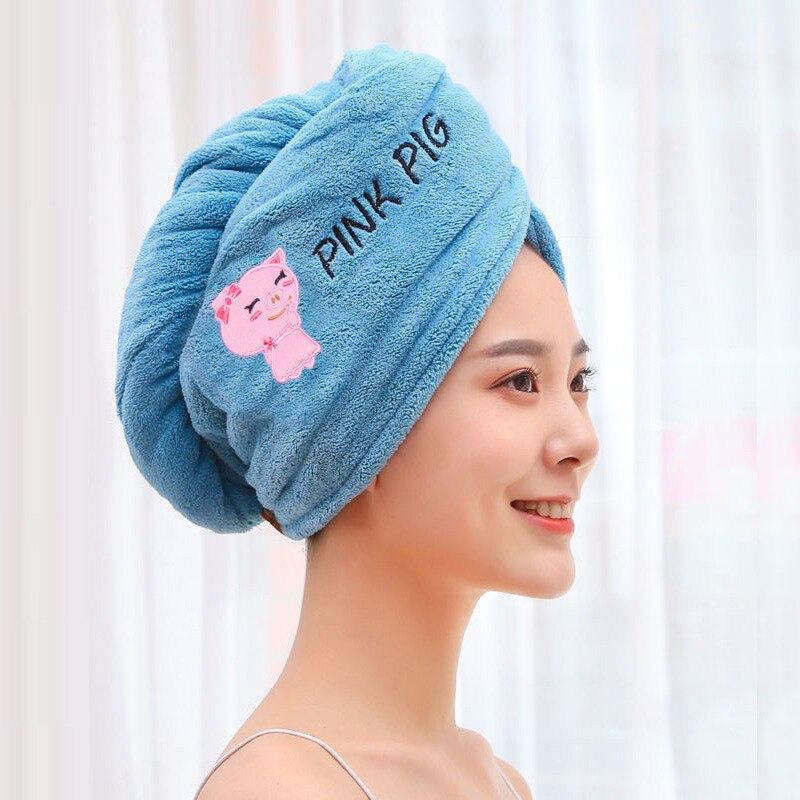 Women Microfiber Towel Hair Towel Bath Towels for Adults Home Terry Towels Bathroom  for Drying Hair