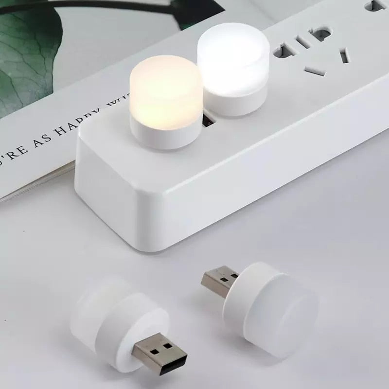 Usb Portable Night Light Suitable For Mobile Power Interface Super Bright Eye Protection Mini Led Light Creative Small Gift