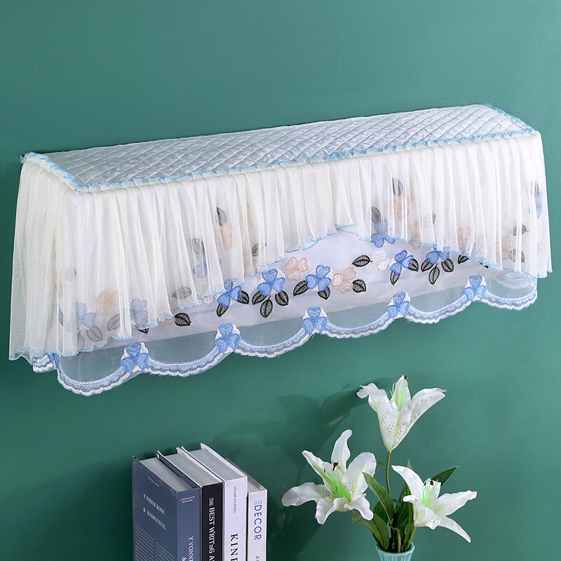 Floral Net Air Condion Cover