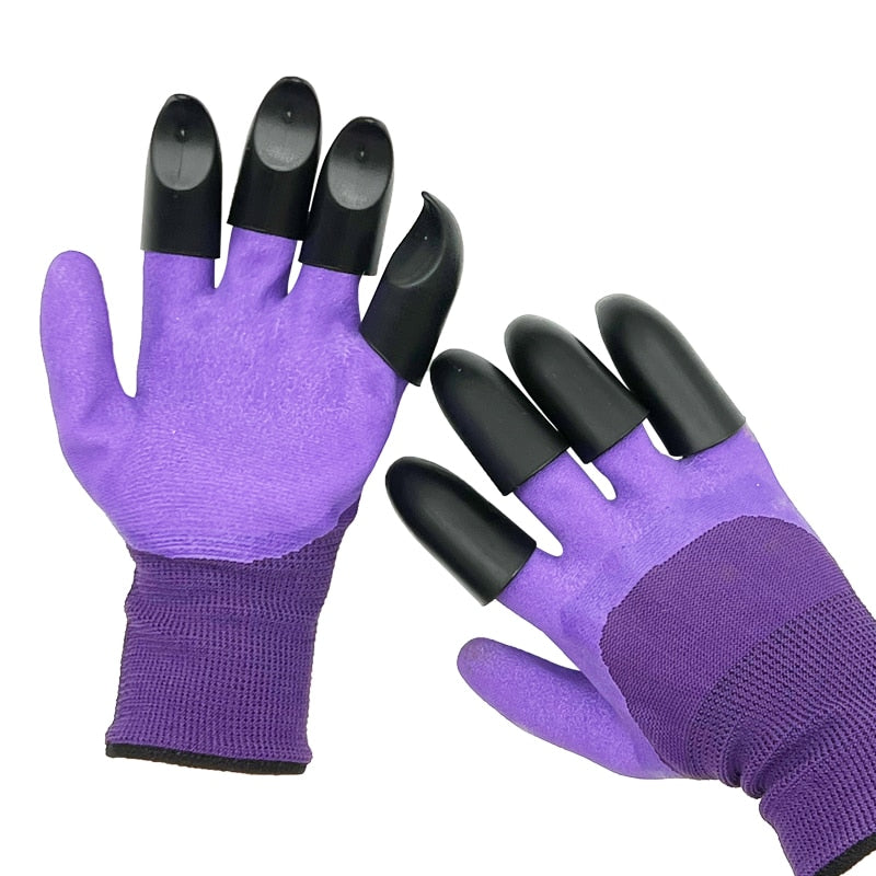 Garden gloves with claw