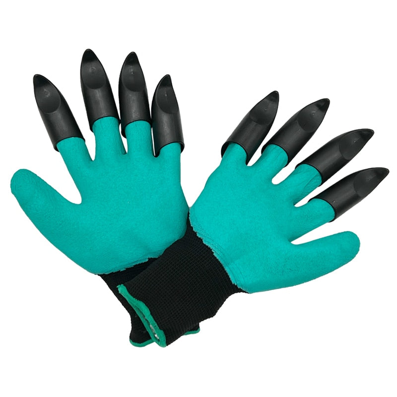 Garden gloves with claw