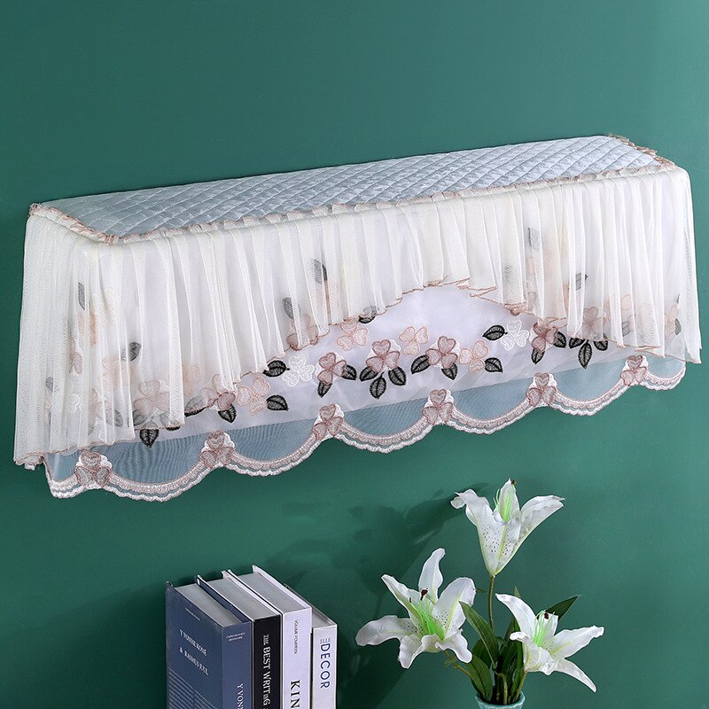 Floral Net Air Condion Cover