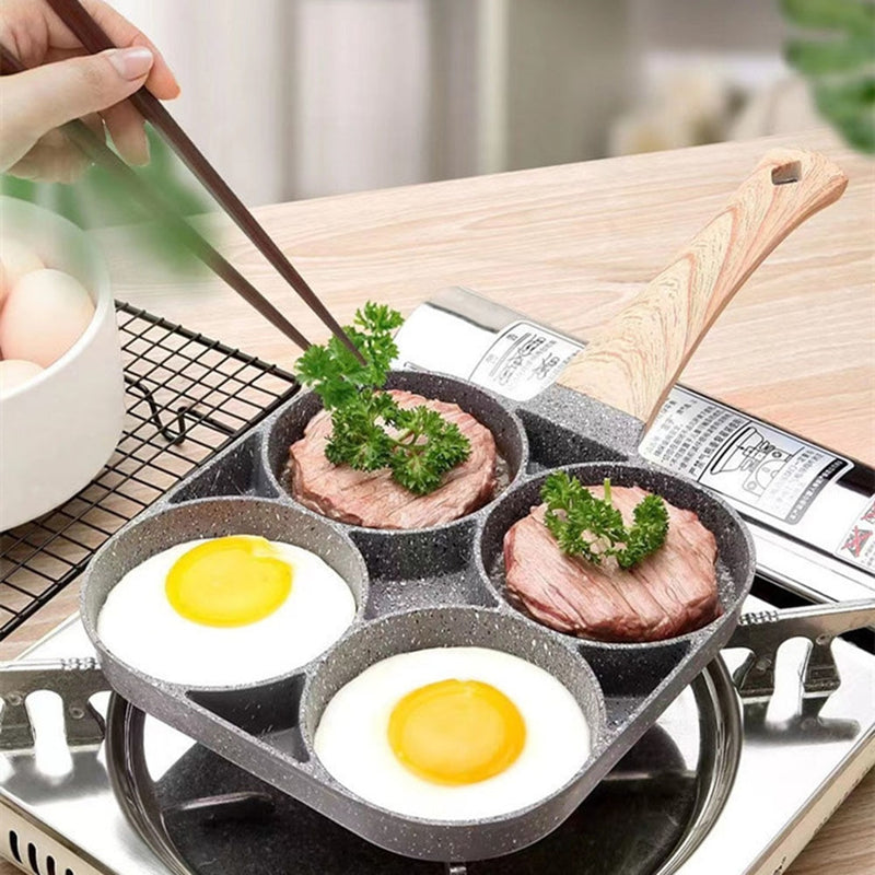 Egg Frying Pan Nonstick Pancake Pans 4-Cups cookware Pancake