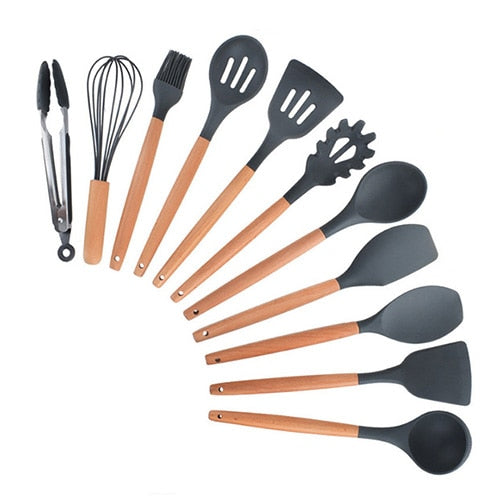 12 pieces spatula set with jar